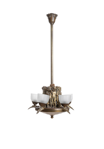 Antieke Hanglamp, Cherubijntjes