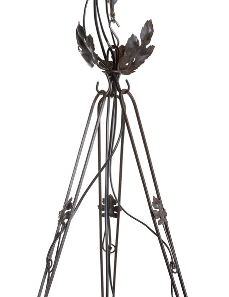 Art Deco hanglamp, matglas