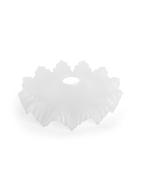 Antieke lampenkap, matglas, kartels