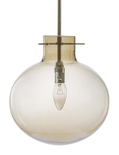 Glasdrager, messing, voor glas met 3 gaatjes