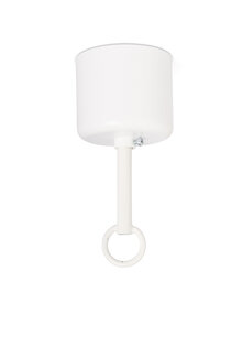 White Ceiling Cap for Chain, 'Little Tower'