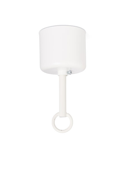 White Ceiling Cap for Chain, 'Little Tower'