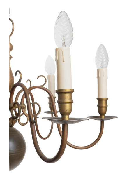 1940s chandelier, 6 arms