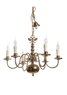 Goud Kleurige Bolkroon, Messing, Jaren 40