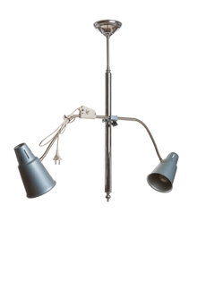 Vintage Hanglamp, met Twee Spots