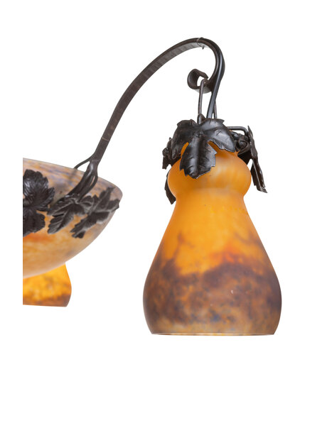 Croismare hanglamp, gesigneerd, jaren 30