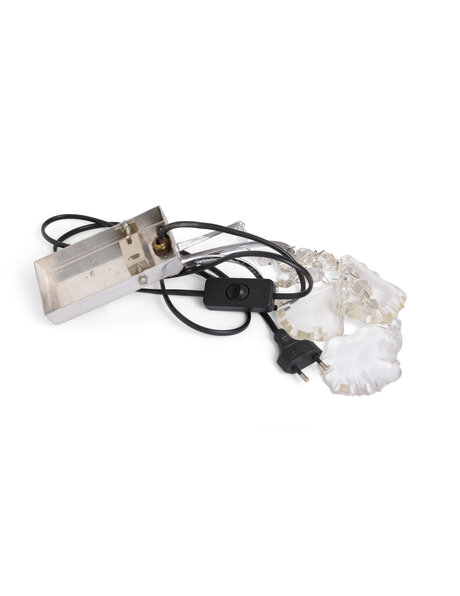 Kleine wandlamp, met glazen kralen