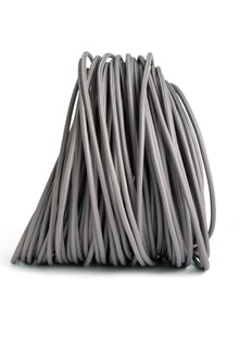 Lamp Wire, with Light Grey Textile Cover, 2 core
