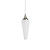 Small hanging lamp, frosted glass with white diamond pattern