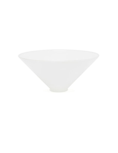Small lampshade, matt white glass, 24.5 cm (9.6 inch)