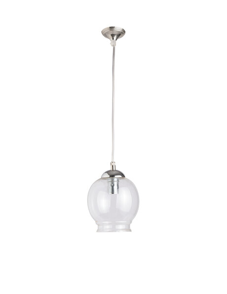 Small hanging lamp with clear glass