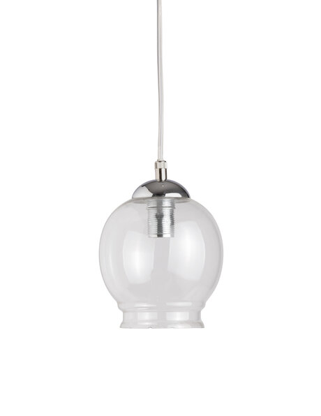 Small hanging lamp with clear glass