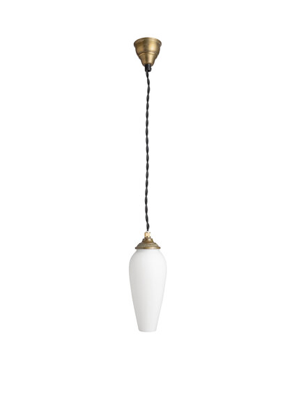 Small Mood Lighting Lamp, Matte White Glass
