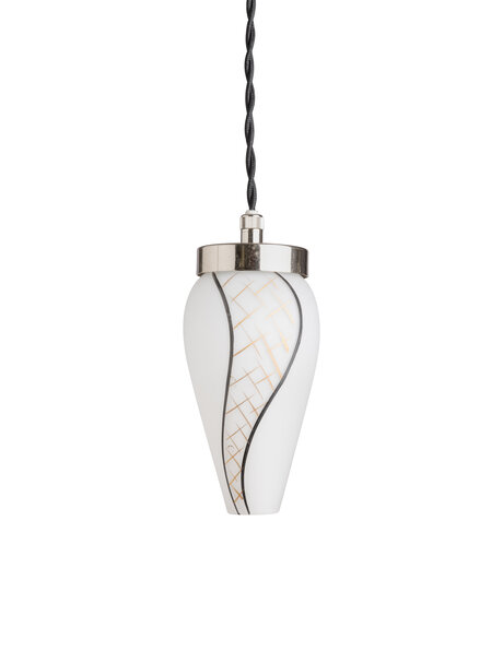 Kleine vintage hanglamp, jaren 50
