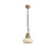 Beautiful hanging lamp, yellow marbled glass shade