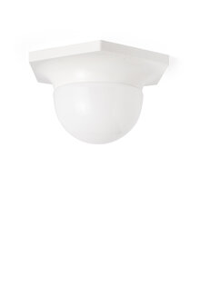 Vintage Ceiling Lamp, White Fixture, 1960s