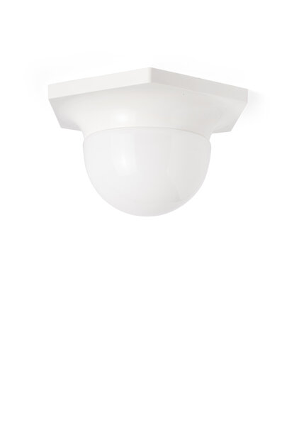 Vintage Ceiling Lamp, White Fixture, 1960s