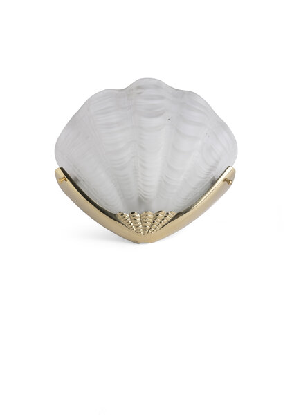 Art Deco Wall Lamp, Matt Glass Shell