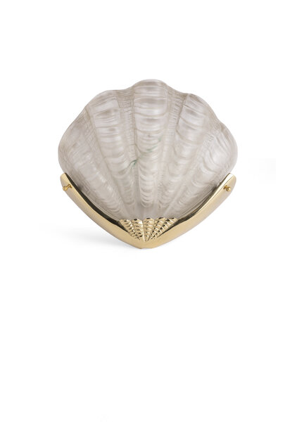 Mat Glazen  Art Deco Wandschelp