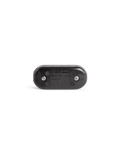Lamp switch, smooth black plastic