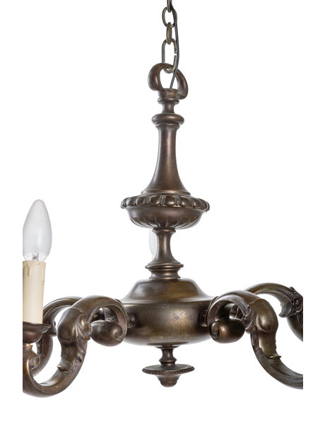 1940s chandelier, 5 arms