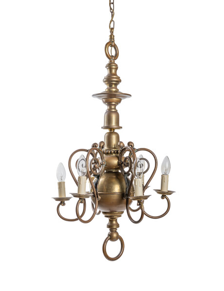 1940s chandelier, 6 arms