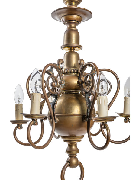 1940s chandelier, 6 arms