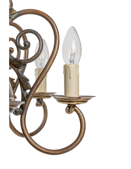 Jaren 40 kroonluchter, 6 armen