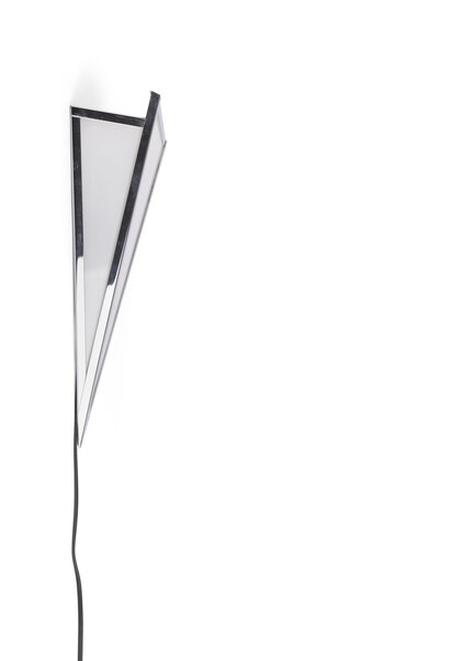 Art Deco Wandlamp, Glazen Driehoek, Jaren