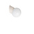 Small white wall lamp, slanted model