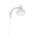 Herda White wall lamp, sixties, flexible arm
