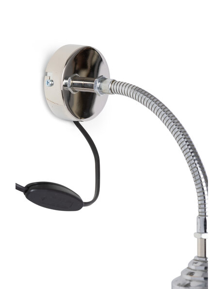 Mat glazen wandlampje, bedlampje