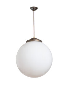 Oude Schoollamp, Pendellamp, Witte Bol