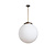 Pendant lamp, school lamp on rod
