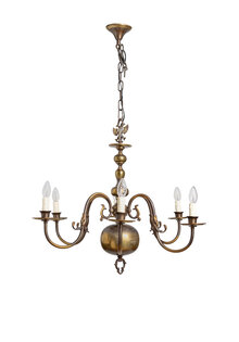 Oude Hanglamp, Bruine Bolkroon met Adelaar, Jaren 40