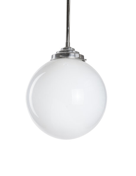 White lamp, lamp on rod