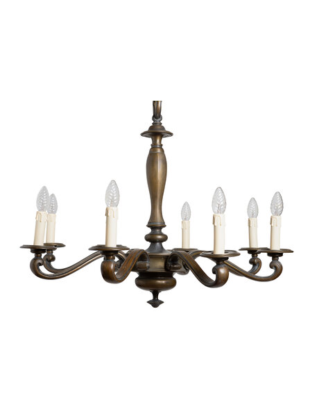 Bronzen kroonluchter, jaren 30