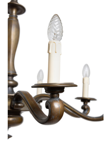 Bronzen kroonluchter, jaren 30
