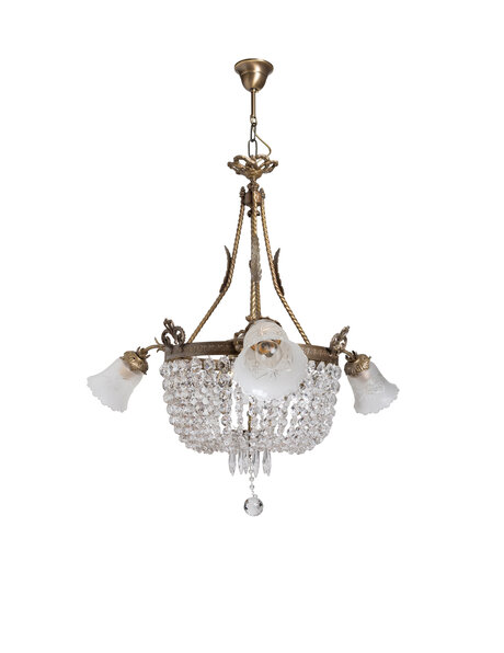 Stylish chandelier, 1930s