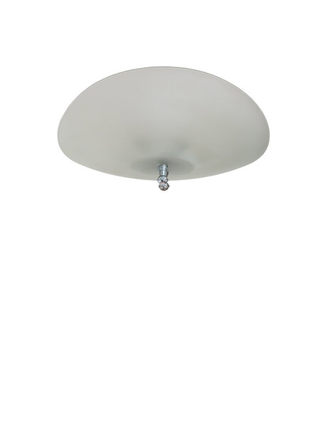 Vintage pendant lamp, frosted glass bowl