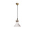 Small hanging lamp, ionized glass shade