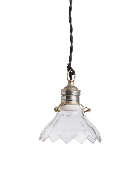 Klassieke hanglampje met helder glas