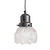 Small pendant lamp, frosted glass, flame-like
