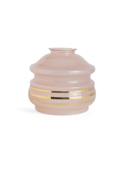 Roze Lampenkap met Gouden Ringen
