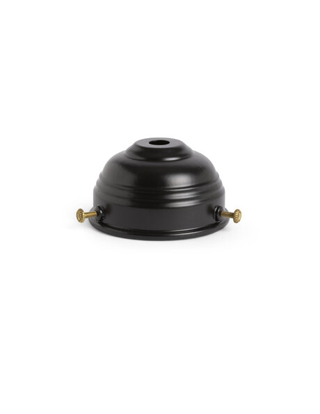 Black Lampshade holder, 7.0 cm