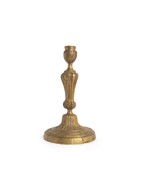 Antique candlestick, classic, brass