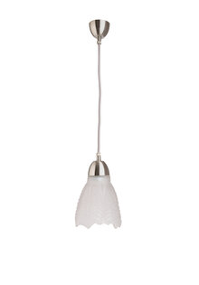 Matte Glass Pendant Lamp, Shell Pattern
