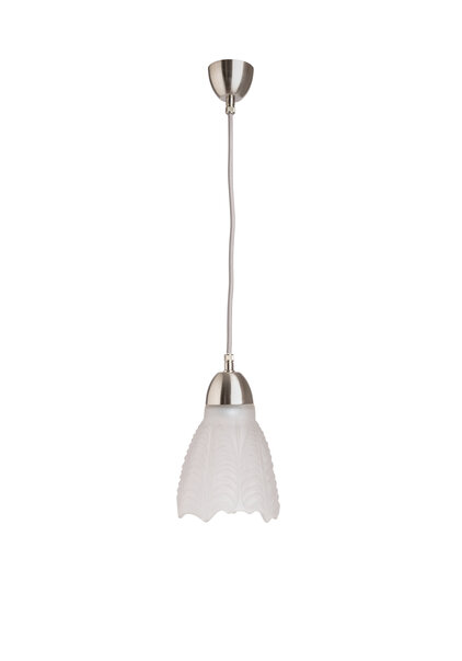 Mat Glazen Hanglampje, Schelp Patroon