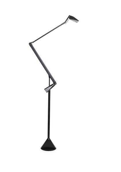 Zwarte Vloerlamp, Jaren 70, Halogeen