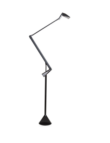 Vintage floor lamp, black